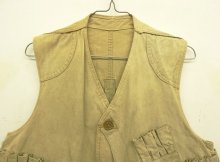 他の写真1: 40'S UNKNOWN ハーフムーンポケット ハンティングベスト (VINTAGE)