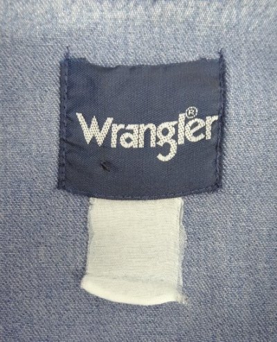 画像2: 00'S WRANGLER "MS70119" デニム ウエスタンシャツ ライトインディゴ (VINTAGE)