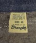 画像2: 70'S WRANGLER 裏地無し デニム カバーオール ダークインディゴ (VINTAGE) (2)