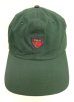 画像2: 90'S RALPH LAUREN クレストロゴ ベースボールキャップ グリーン USA製 (VINTAGE) (2)