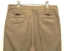 他の写真3: 90'S RALPH LAUREN ツープリーツ ウールパンツ ライトブラウン (VINTAGE)