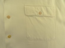 他の写真2: 90'S RALPH LAUREN レーヨン 長袖 オープンカラーシャツ オフホワイト USA製 (VINTAGE)