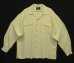 画像1: 90'S RALPH LAUREN レーヨン 長袖 オープンカラーシャツ オフホワイト USA製 (VINTAGE) (1)