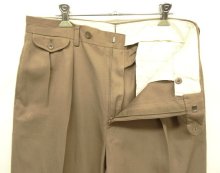 他の写真1: 90'S RALPH LAUREN ツープリーツ ウールパンツ ライトブラウン (VINTAGE)