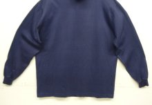 他の写真3: 90'S CROSS CREEK タートルネック 長袖 Tシャツ ネイビー USA製 (VINTAGE)
