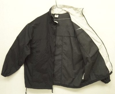画像3: 90'S NIKE 白タグ ナイロンジャケット ブラック (VINTAGE)