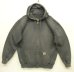 画像1: CARHARTT フルジップ スウェット パーカー フェードチャコール (VINTAGE) (1)