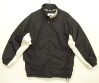 90'S NIKE 白タグ 裏地付き ナイロンジャケット ブラック/ホワイト (VINTAGE)