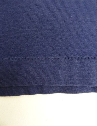画像3: 90'S CROSS CREEK タートルネック 長袖 Tシャツ ネイビー USA製 (VINTAGE)