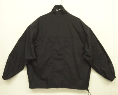画像4: 90'S NIKE 白タグ ナイロンジャケット ブラック (VINTAGE)