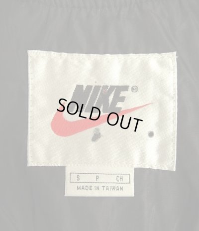画像2: 90'S NIKE 白タグ 裏地付き ナイロンジャケット ブラック/ホワイト (VINTAGE)