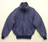 80'S PATAGONIA デカタグ ハーフジップ ナイロン アノラックジャケット ネイビー (VINTAGE)