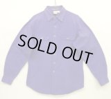 80'S PATAGONIA Rマークデカタグ キャンバス 長袖 ワークシャツ パープル 香港製 (VINTAGE)