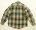 画像4: PATAGONIA オーガニックコットン 長袖 シャツ オンブレチェック (USED) (4)