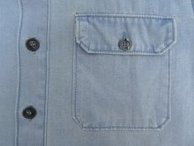 他の写真2: 70'S PATAGONIA 初期タグ キャンバス 長袖 ワークシャツ ブルー 香港製 (VINTAGE)