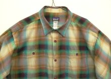 他の写真1: PATAGONIA オーガニックコットン 長袖 シャツ オンブレチェック (USED)