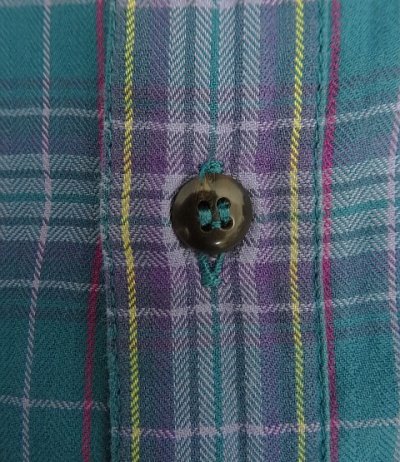 画像3: 80~90'S PATAGONIA 旧タグ コットン 長袖シャツ チェック柄 ポルトガル製 (VINTAGE)
