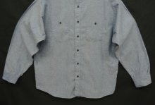 他の写真3: 60'S RIVERSIDE コットン100% 長袖 シャンブレーシャツ ブルー USA製 (DEADSTOCK)