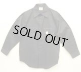 70'S BIG MAC "PERMANENT PRESS" 長袖 ワークシャツ チャコール (DEADSTOCK)