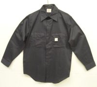 70'S BIG MAC "PERMANENT PRESS" 長袖 ワークシャツ チャコール (DEADSTOCK)