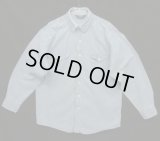 80'S OSH KOSH B'GOSH 三角タグ コットン100% 長袖 シャンブレーシャツ ブルー (VINTAGE)