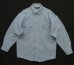 画像1: 80'S OSH KOSH B'GOSH 三角タグ コットン100% 長袖 シャンブレーシャツ ブルー (VINTAGE) (1)