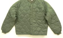 他の写真3: 00'S アメリカ軍 USAF "CWU-9/P" キルティング ライナージャケット セージグリーン (VINTAGE) 