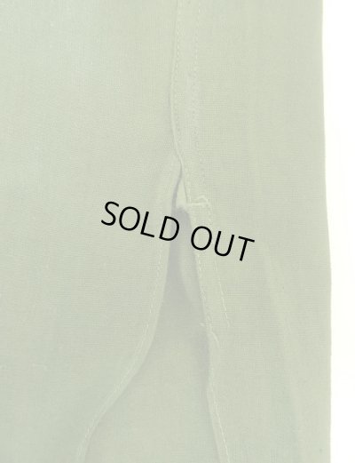 画像4: 50'S スウェーデン軍 M55 初期モデル スタンドカラーシャツ ダークグリーン (DEADSTOCK)