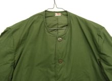 他の写真1: 70'S スウェーデン軍 M59 中綿入り ノーカラー ライナージャケット ダークグリーン (DEADSTOCK)