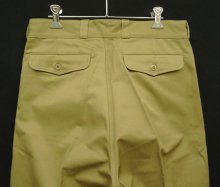 他の写真3: 50'S フランス軍 M52 プリーツ入り チノパンツ ベージュ 80M (DEADSTOCK)