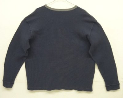 画像3: 90'S GAP 旧タグ サーマル 長袖 Tシャツ ネイビー/グレートリム (VINTAGE)