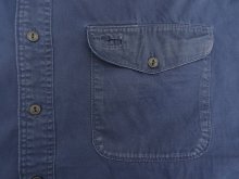 他の写真2: 90'S GAP 旧タグ コットンツイル 長袖 ワークシャツ ネイビー (VINTAGE)