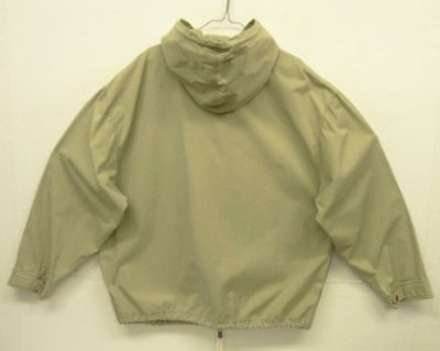 画像5: 90'S GAP 旧タグ コットン ハーフジップ デッキパーカー ベージュ (VINTAGE)