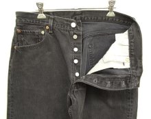 他の写真1: 90'S LEVIS 501 デニム ブラック メキシコ製 W34L30 (VINTAGE)