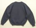 画像4: 90'S RUSSELL ATHLETIC 前Vガゼット付き クルーネック スウェットシャツ ヘザーネイビー メキシコ製 (VINTAGE) (4)