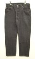 画像1: 90'S LEVIS 501 デニム ブラック メキシコ製 W34L30 (VINTAGE) (1)