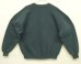 画像4: 90'S RUSSELL ATHLETIC 前Vガゼット付き クルーネック スウェットシャツ ダークグリーン USA製 (VINTAGE) (4)
