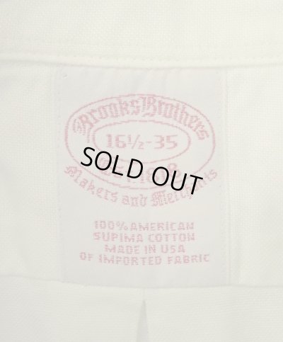 画像2: 90'S BROOKS BROTHERS オックスフォード BDシャツ ホワイト USA製 (VINTAGE)