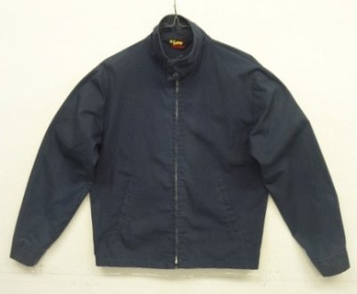 画像1: 70'S ENVOY "THE NOW JACKET" 三角タグ ドリズラージャケット ネイビー (VINTAGE)