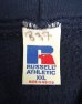 画像2: 90'S RUSSELL ATHLETIC フルジップ スウェットパーカー ネイビー メキシコ製 (VINTAGE) (2)