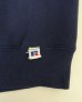 画像3: 90'S RUSSELL ATHLETIC 前Vガゼット付き クルーネック スウェットシャツ ネイビー USA製 (VINTAGE) (3)