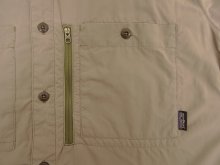 他の写真2: 00'S PATAGONIA ストレッチ素材切り替え ナイロンシャツ グレージュ/オリーブ (VINTAGE)