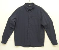 ARC'TERYX "SKYLINE LS SHIRT" 比翼付き スナップボタン ナイロンシャツ ネイビー (USED)