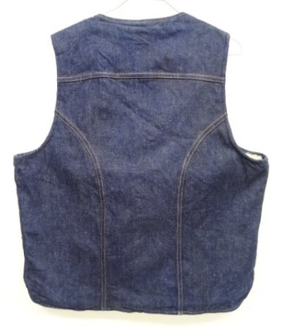 画像5: 80'S WRANGLER "NO-FAULT DENIMS" 裏地ボア デニムベスト インディゴ USA製 (VINTAGE)