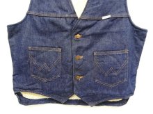 他の写真3: 80'S WRANGLER "NO-FAULT DENIMS" 裏地ボア デニムベスト インディゴ USA製 (VINTAGE)