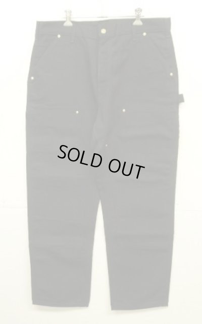 画像1: CARHARTT ダブルニー ダック ペインターパンツ ブラック W36L30 USA製 (DEADSTOCK)