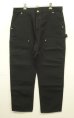 画像1: CARHARTT ダブルニー ダック ペインターパンツ ブラック W36L30 USA製 (DEADSTOCK) (1)