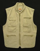 80'S BANANA REPUBLIC 初期タグ フード付き サファリベスト ベージュ (VINTAGE)