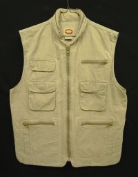 80'S BANANA REPUBLIC 初期タグ フード付き サファリベスト ベージュ (VINTAGE)