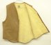 画像4: 70'S CARHARTT プリントタグ 裏地ボア ダックベスト SCOVILLジップ ブラウン USA製 (VINTAGE)